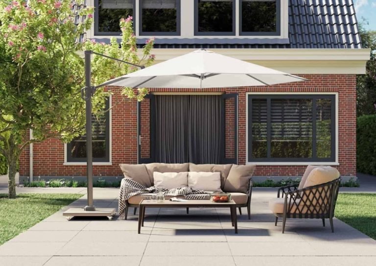 Parasol i podstawa do parasola