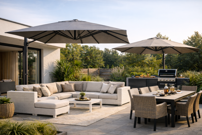 Czy parasol premium to realna ochrona przed słońcem i wiatrem?